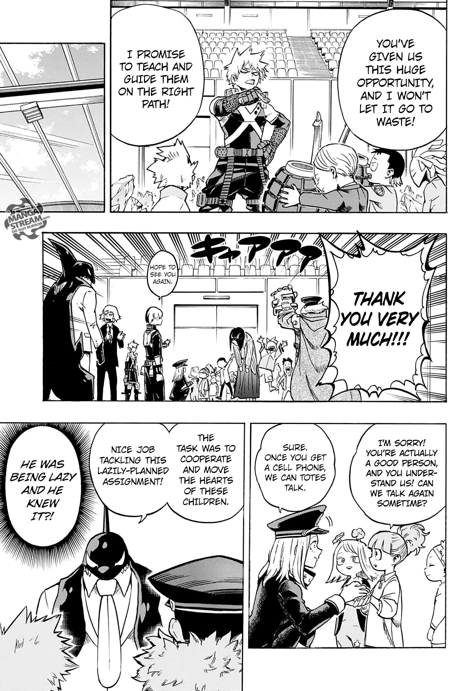 My Hero Academia, chapter 167