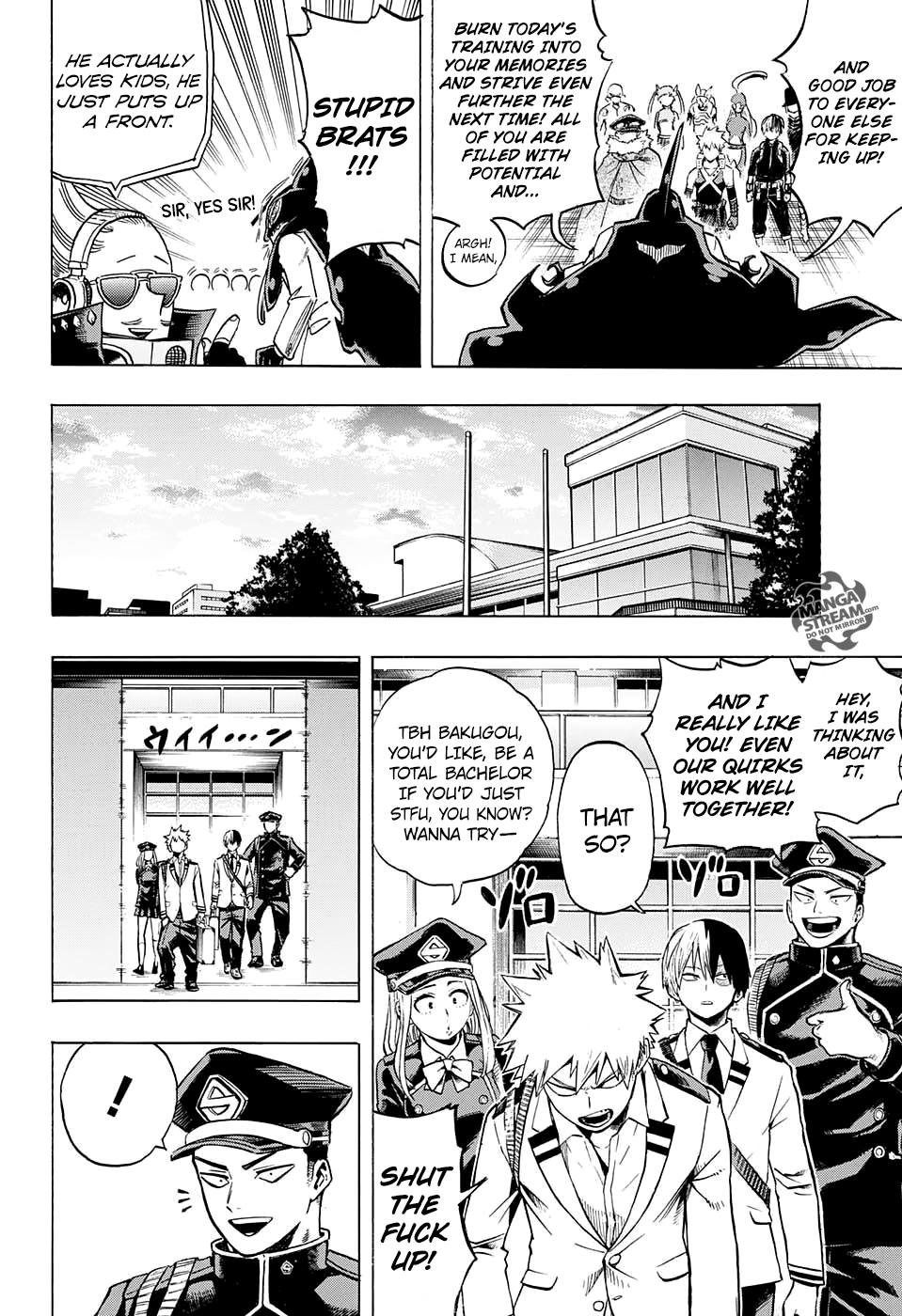 My Hero Academia, chapter 167