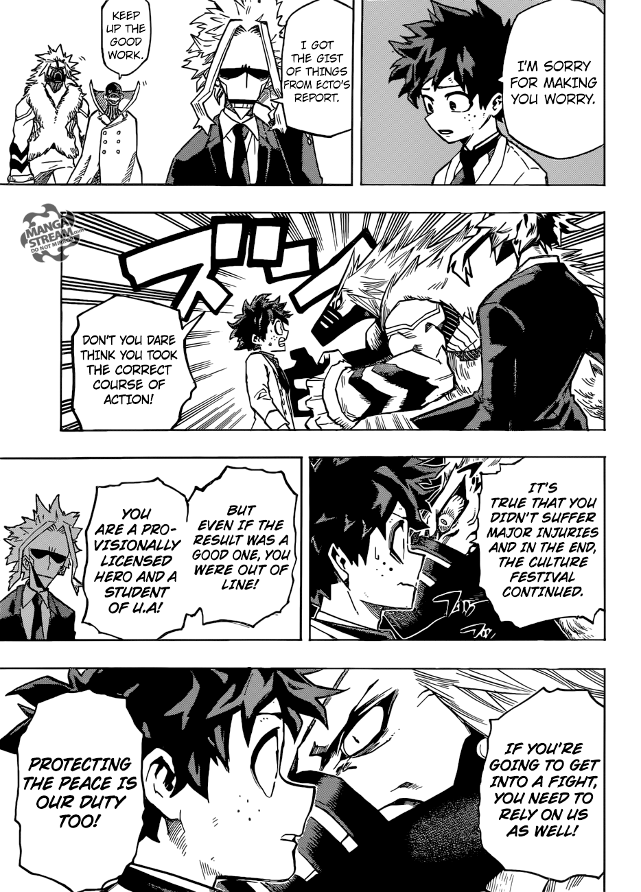 My Hero Academia, chapter 183