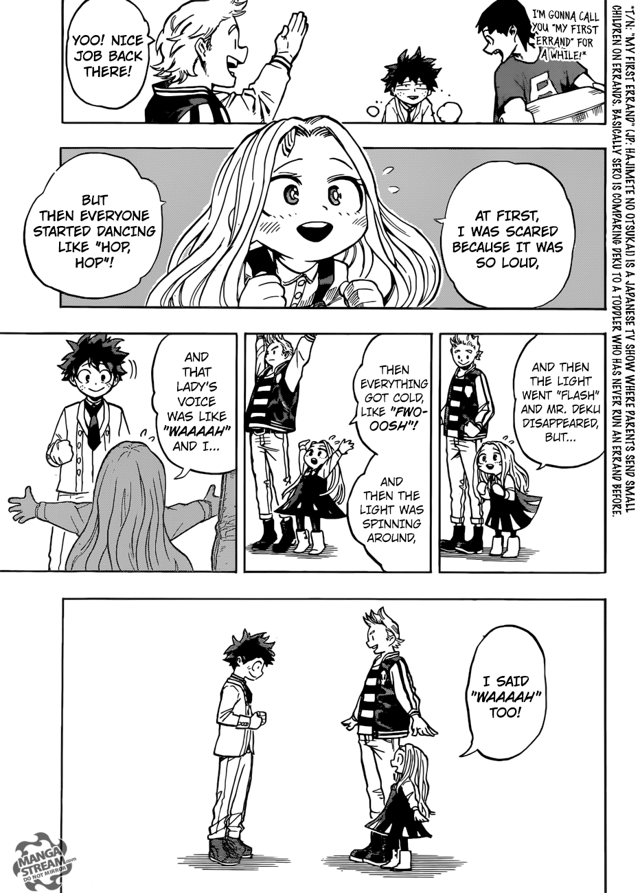 My Hero Academia, chapter 183