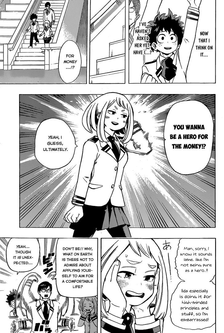 My Hero Academia, chapter 22