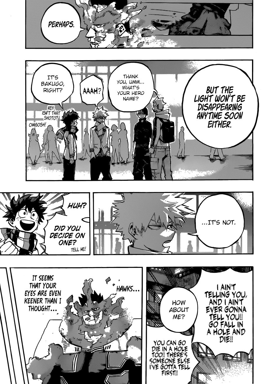 My Hero Academia, chapter 252