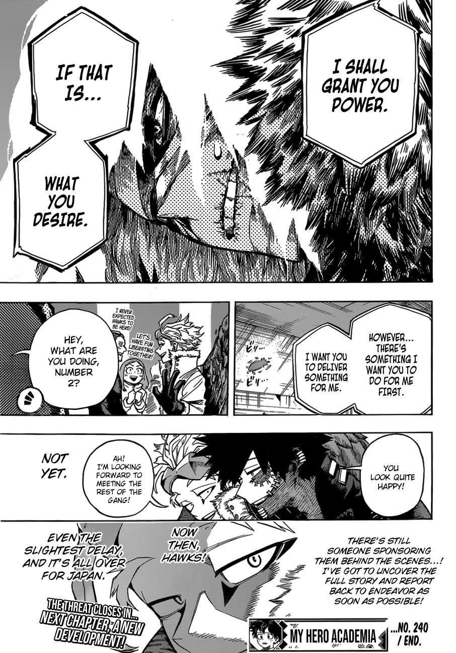 My Hero Academia, chapter 240