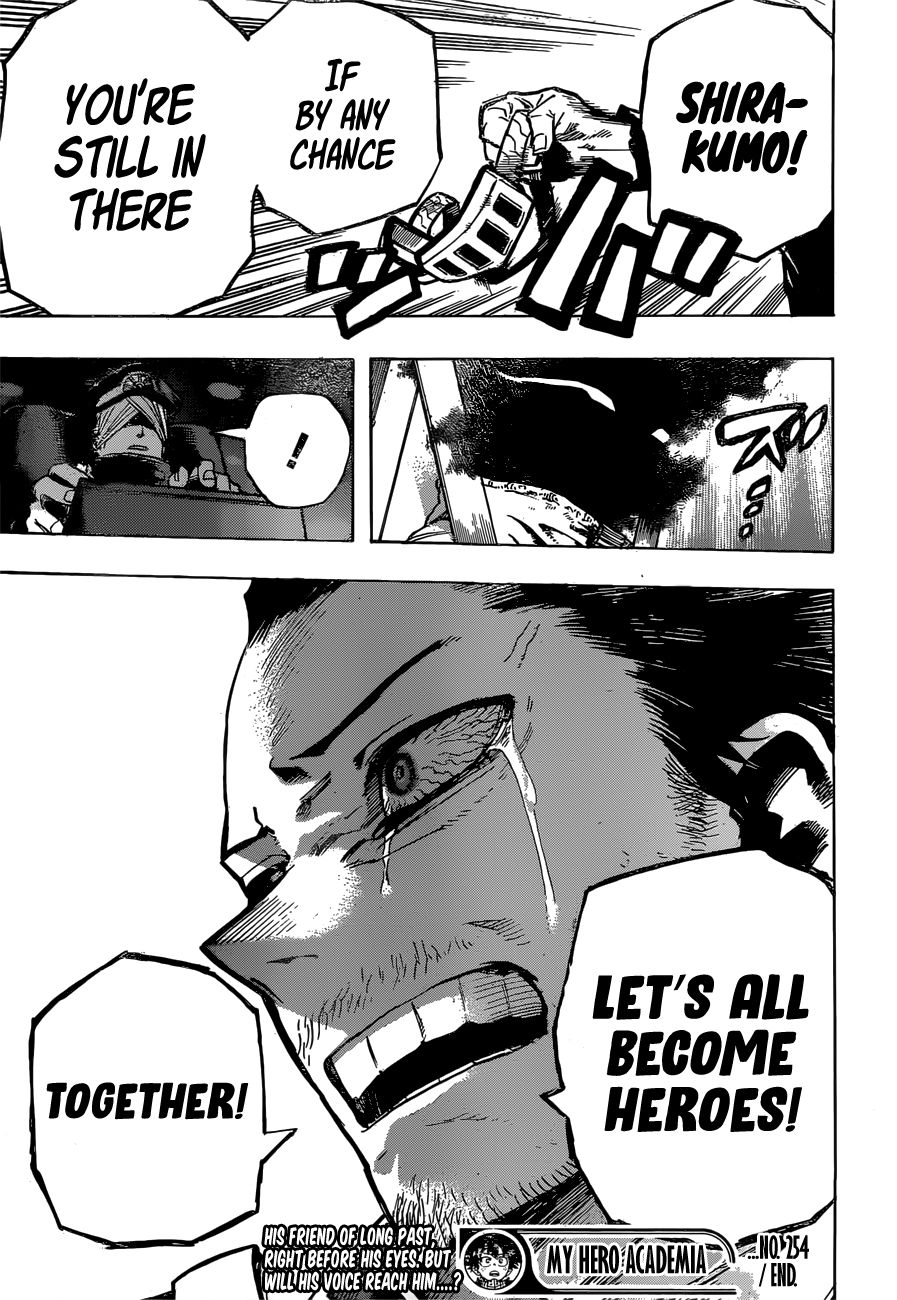 My Hero Academia, chapter 254