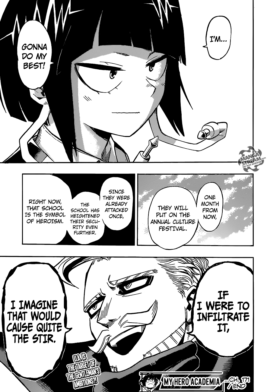 My Hero Academia, chapter 171