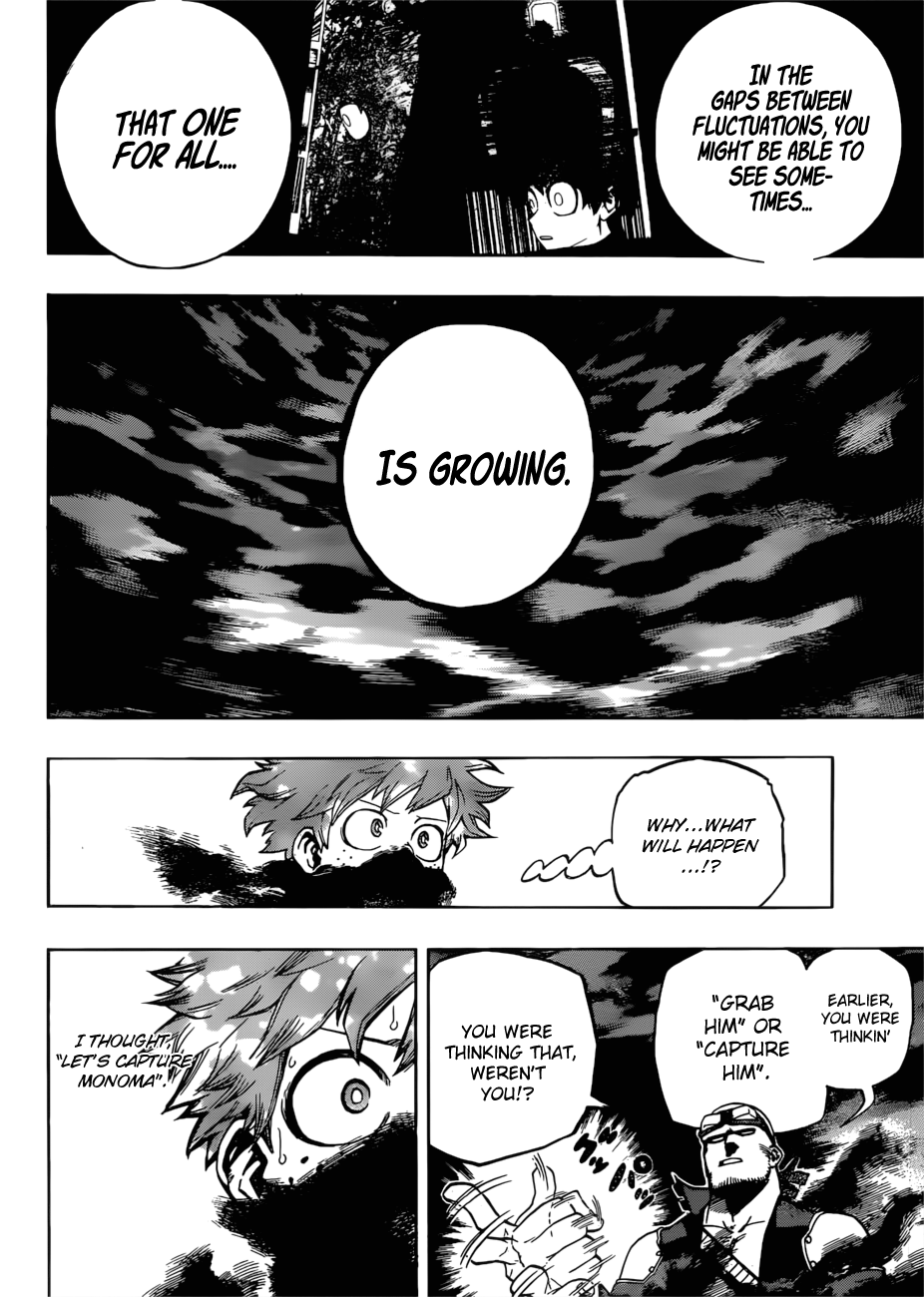 My Hero Academia, chapter 213