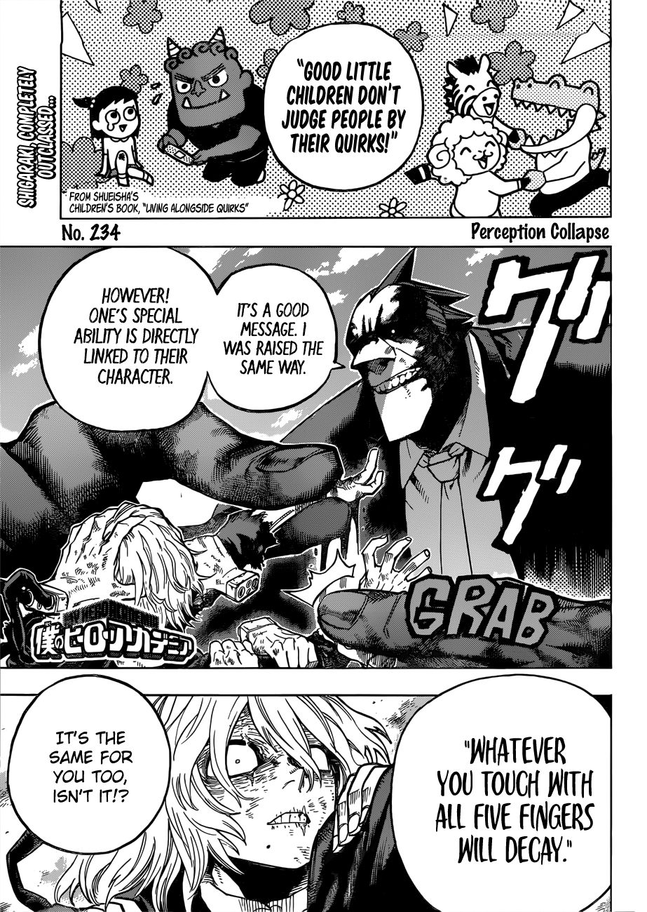 My Hero Academia, chapter 234