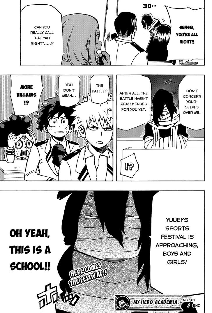 My Hero Academia, chapter 21