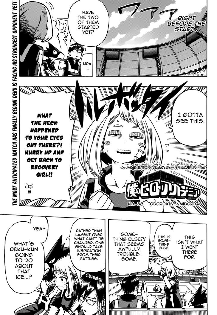 My Hero Academia, chapter 38