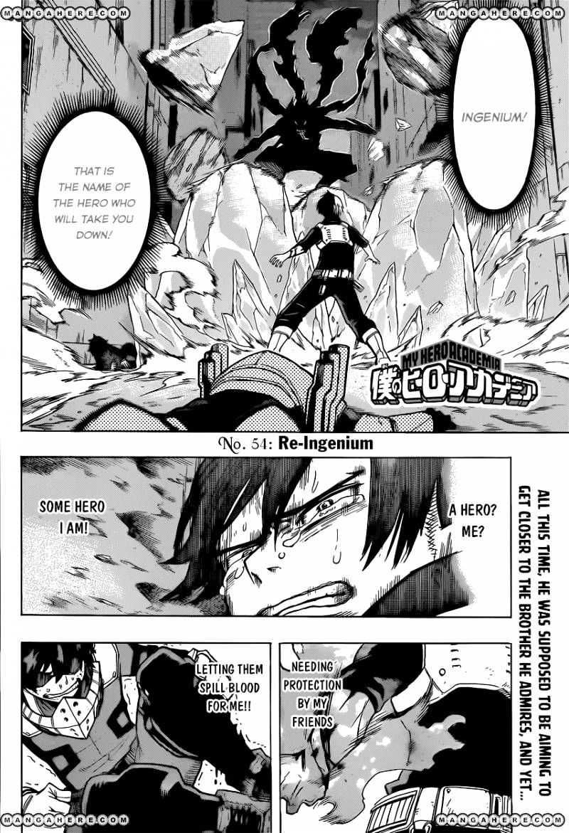 My Hero Academia, chapter 54