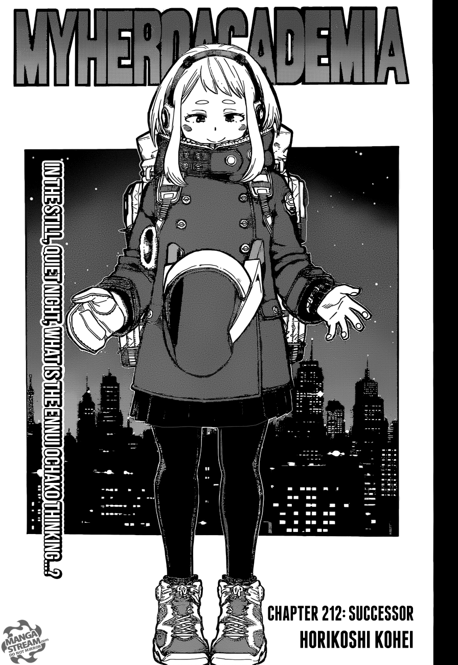 My Hero Academia, chapter 212