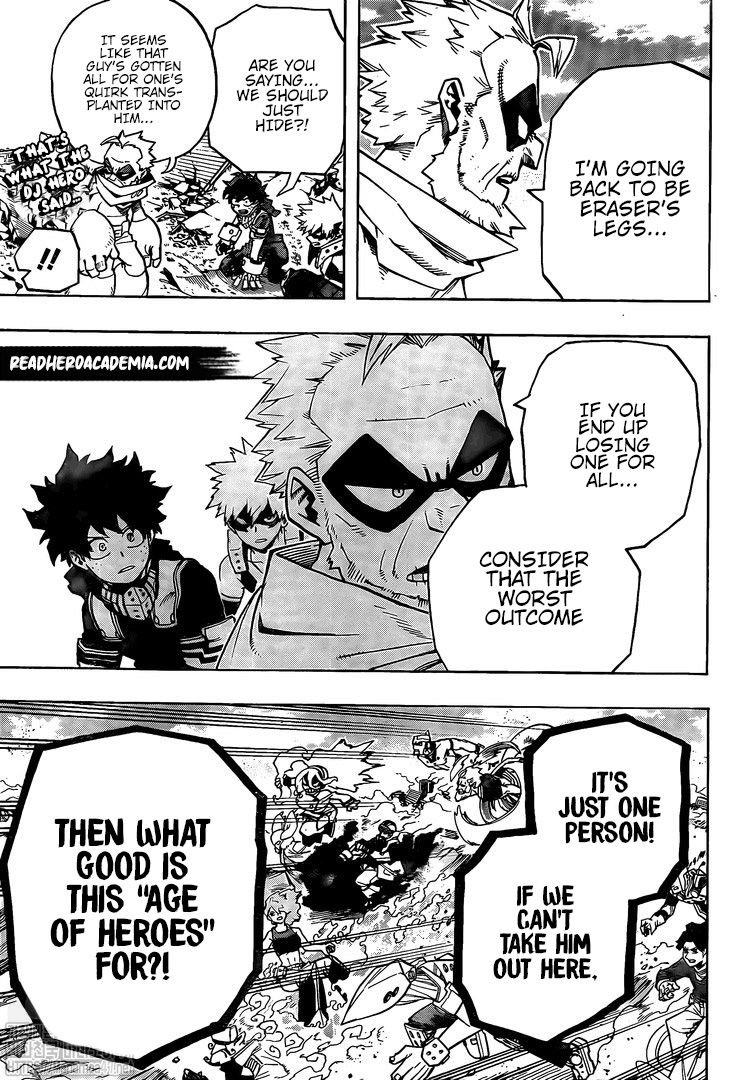 My Hero Academia, chapter 276