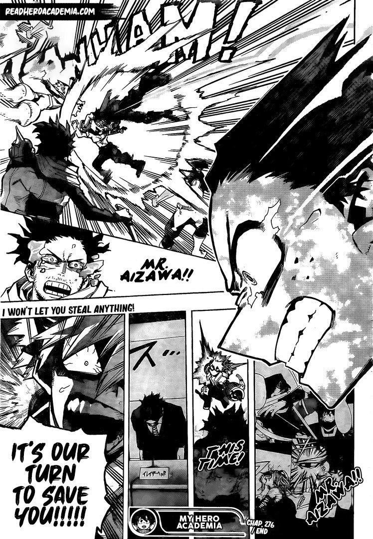 My Hero Academia, chapter 276