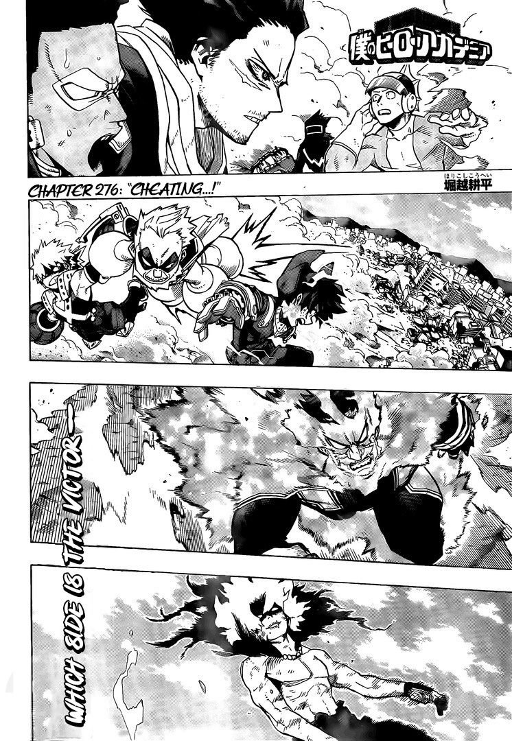 My Hero Academia, chapter 276