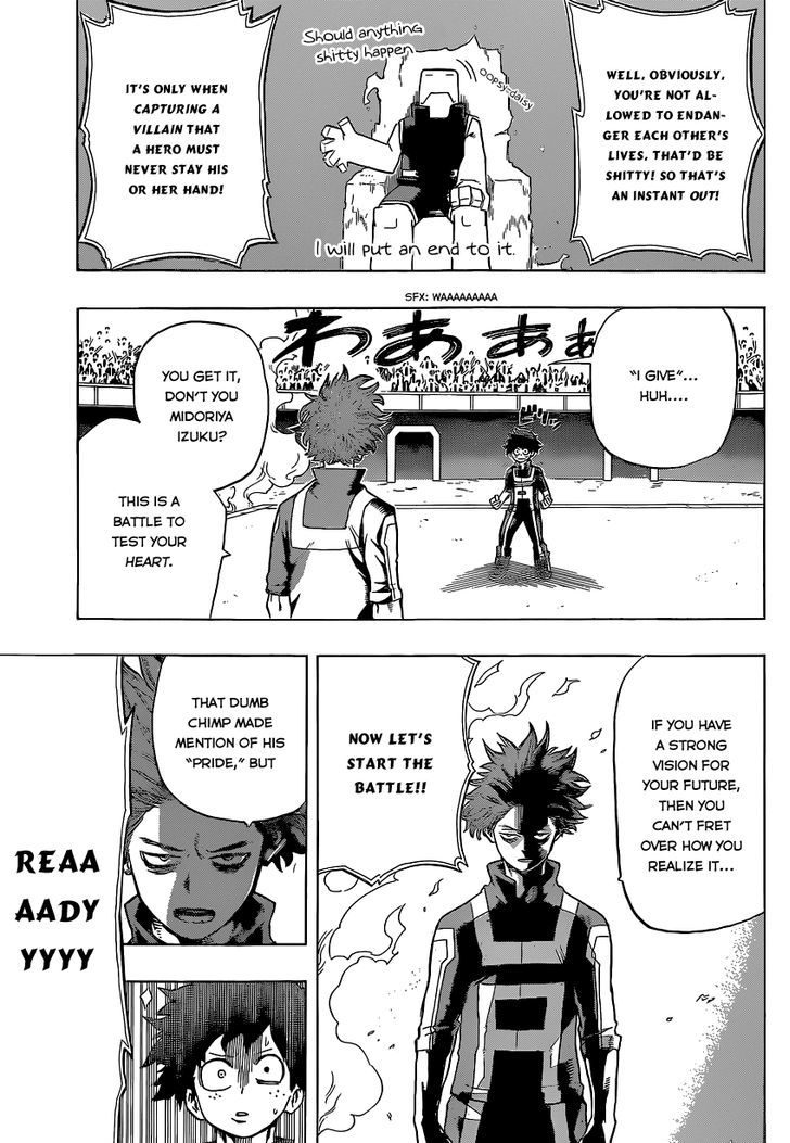 My Hero Academia, chapter 32