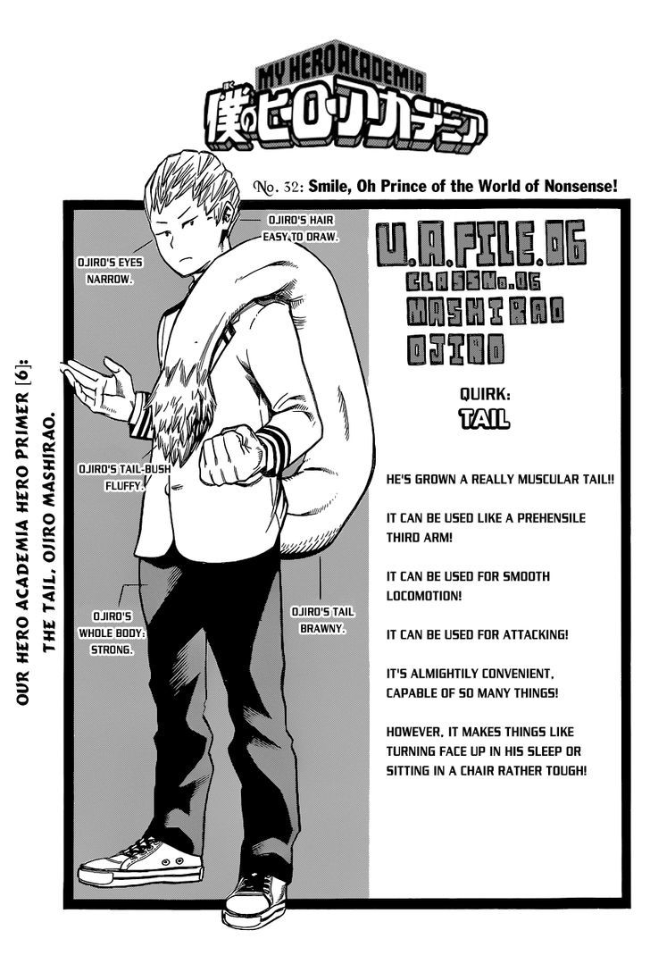 My Hero Academia, chapter 32