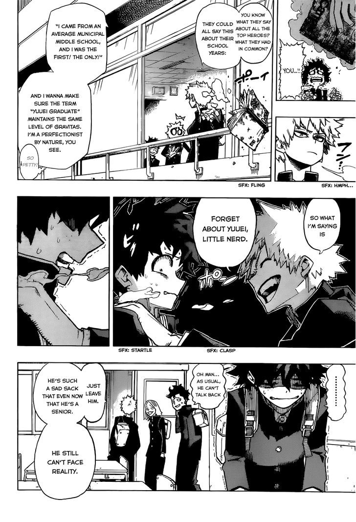 My Hero Academia, chapter 1