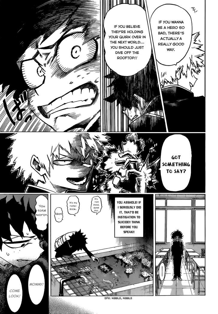 My Hero Academia, chapter 1