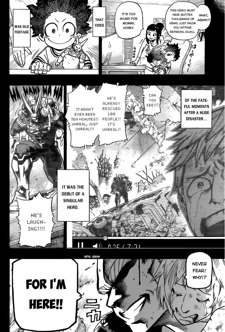 My Hero Academia, chapter 1