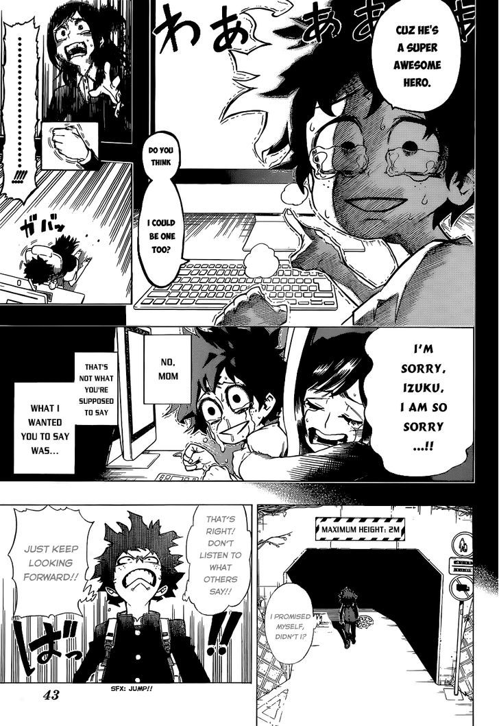 My Hero Academia, chapter 1