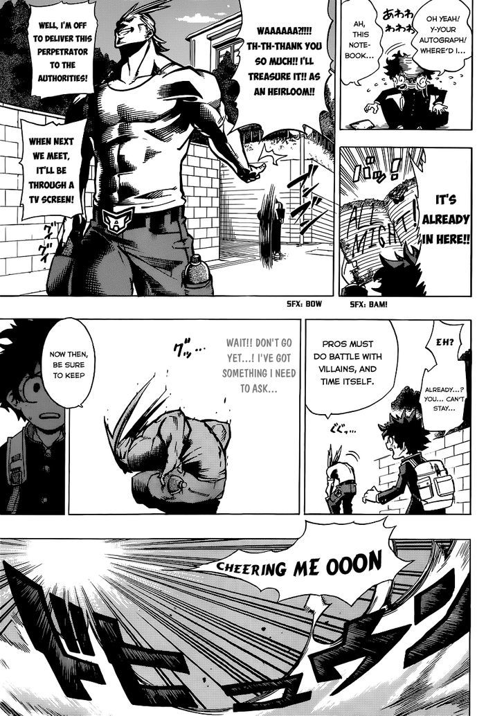 My Hero Academia, chapter 1