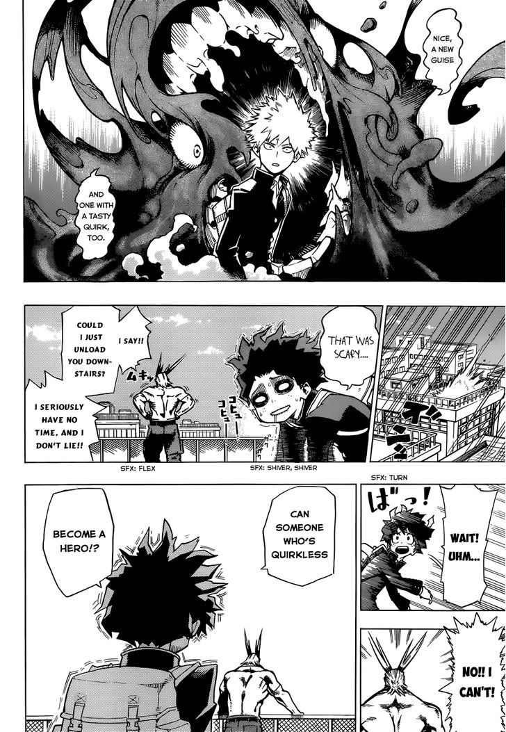 My Hero Academia, chapter 1