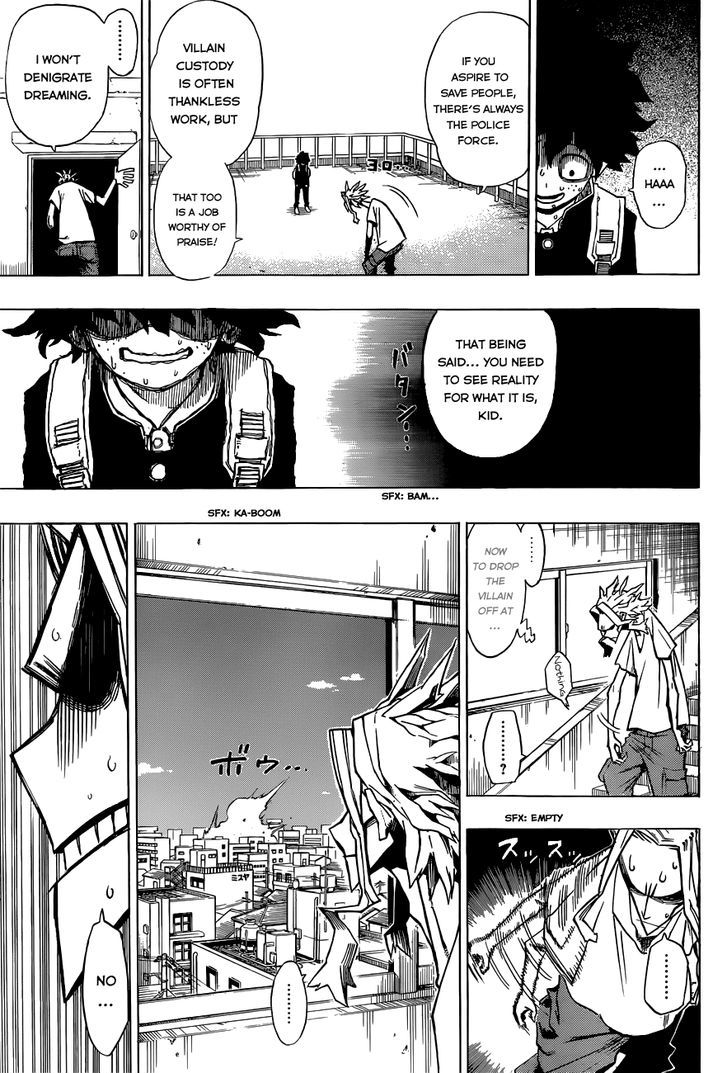 My Hero Academia, chapter 1