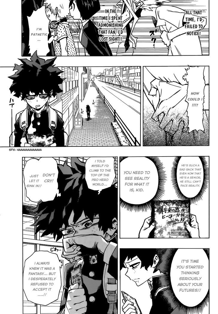 My Hero Academia, chapter 1