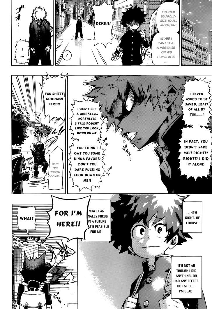 My Hero Academia, chapter 1