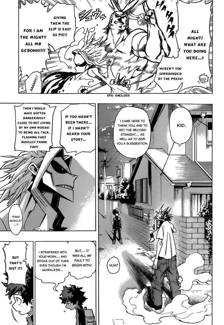 My Hero Academia, chapter 1