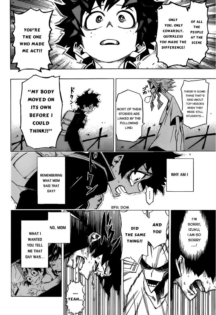 My Hero Academia, chapter 1