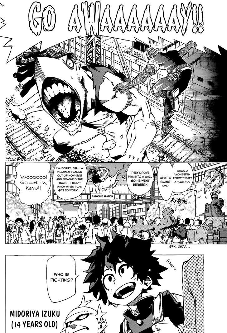 My Hero Academia, chapter 1