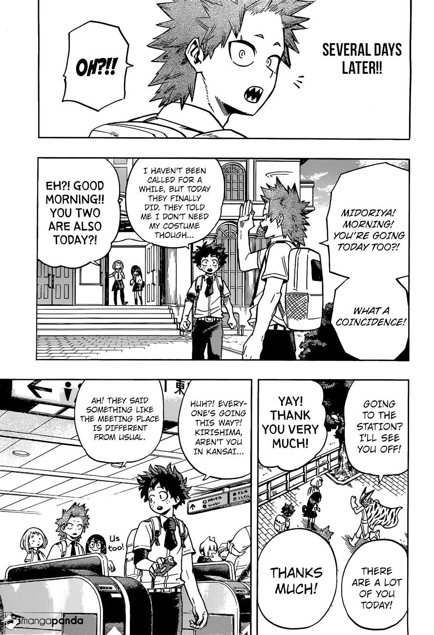 My Hero Academia, chapter 134