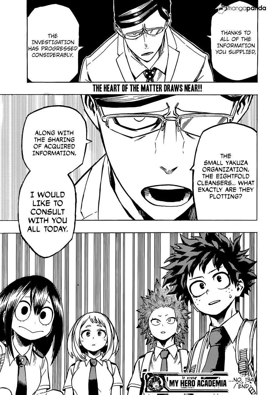 My Hero Academia, chapter 134