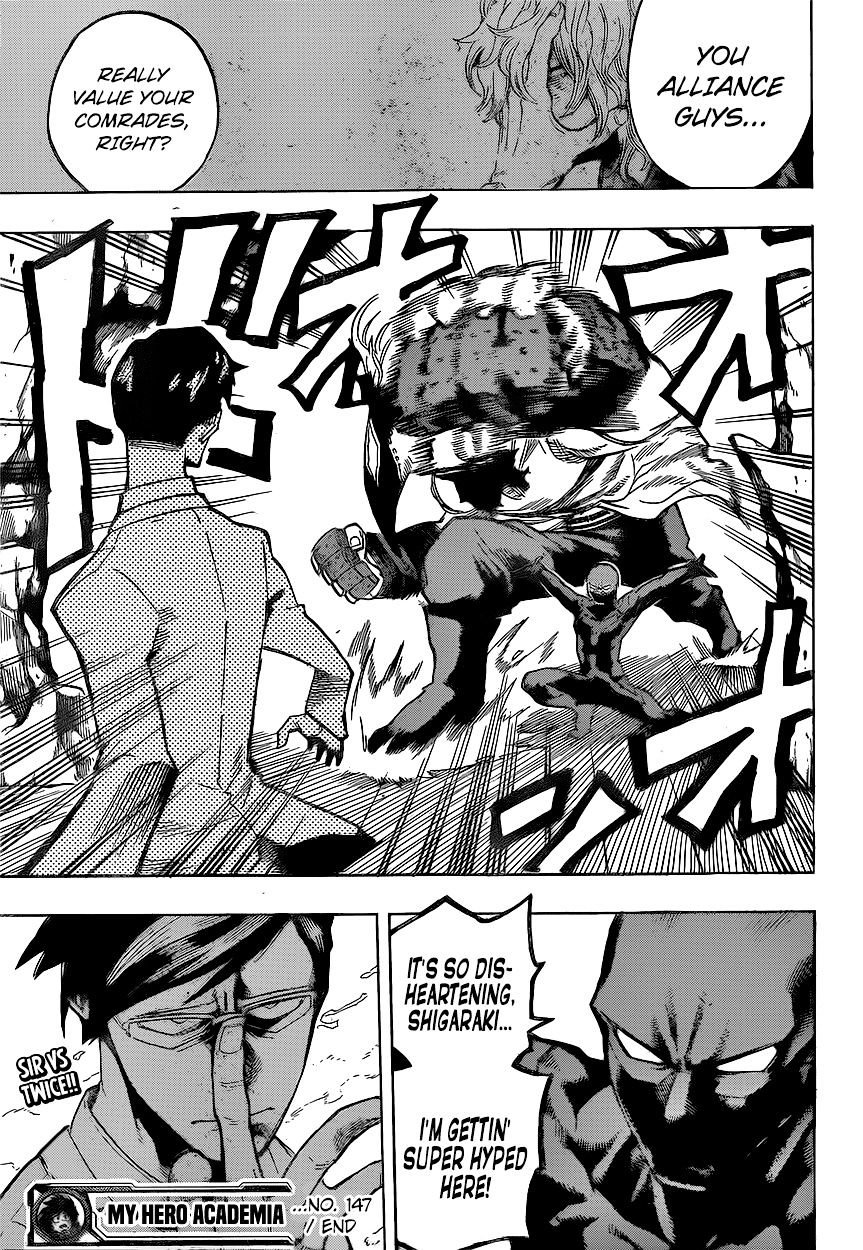 My Hero Academia, chapter 147