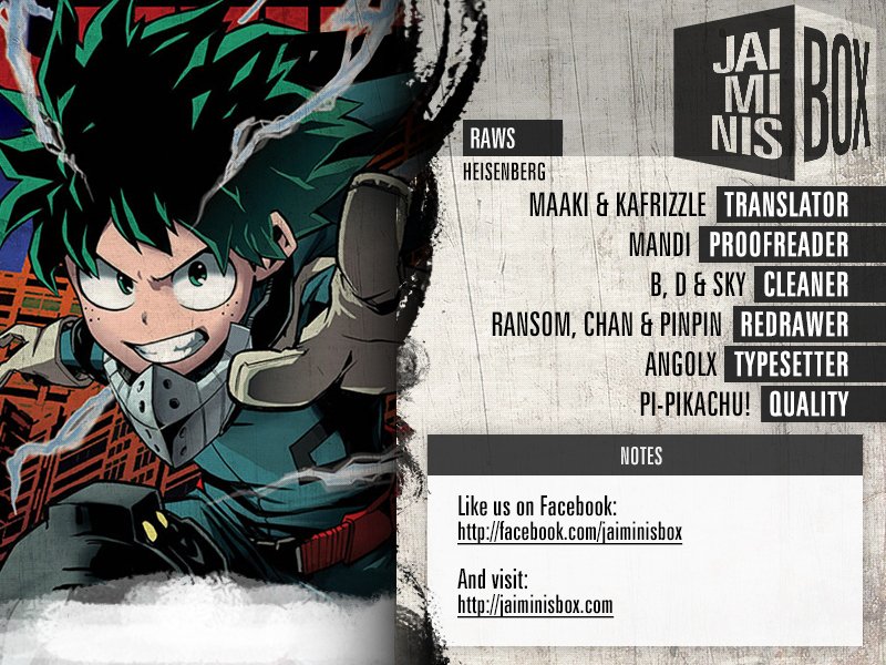 My Hero Academia, chapter 205