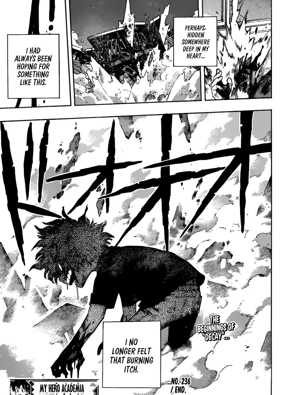 My Hero Academia, chapter 236