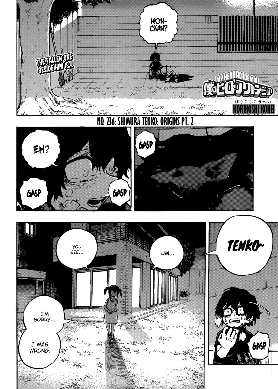 My Hero Academia, chapter 236