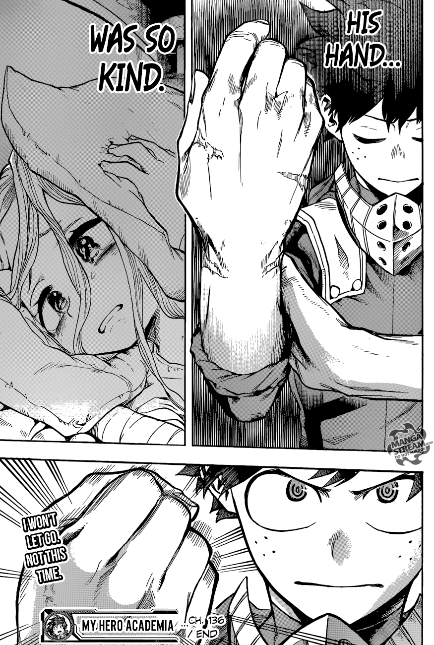 My Hero Academia, chapter 136