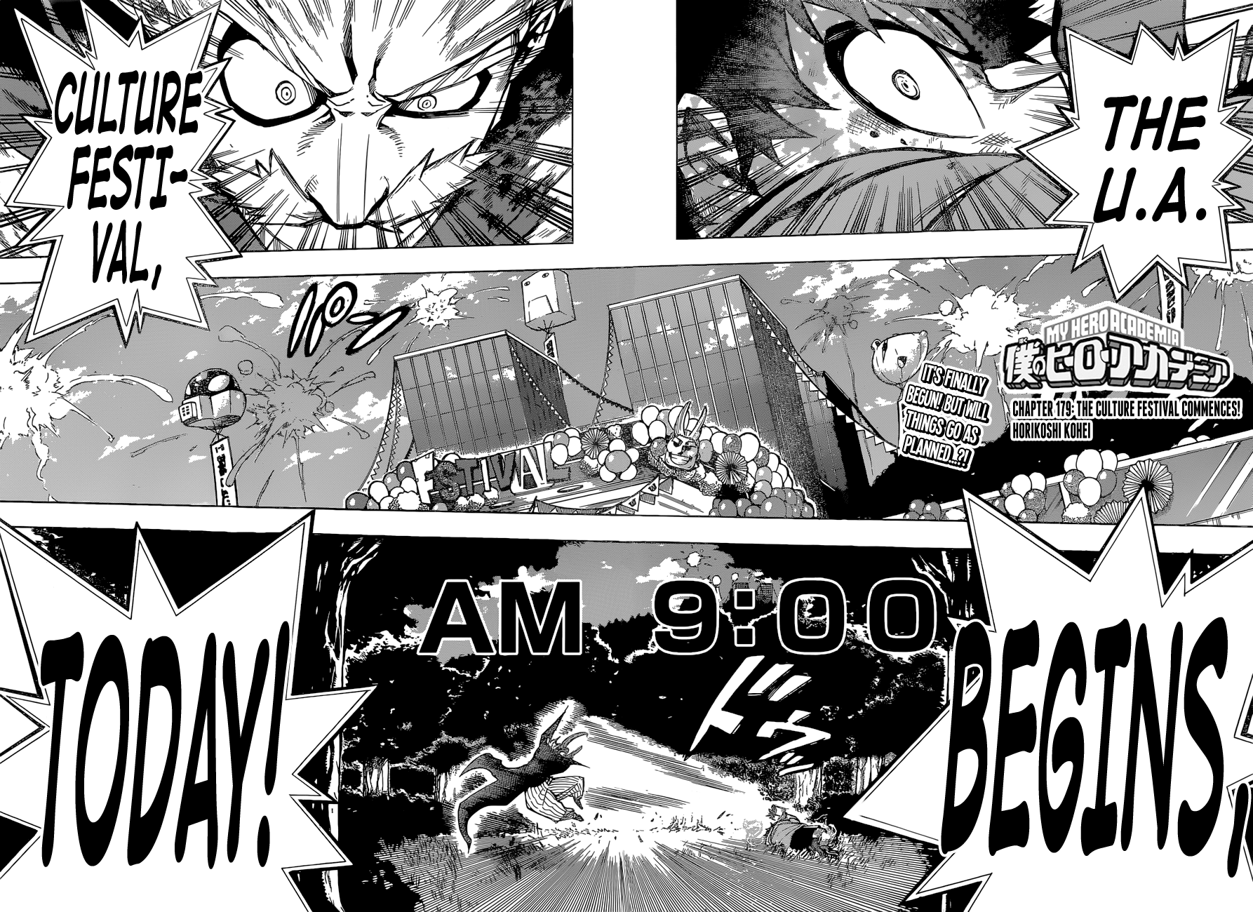 My Hero Academia, chapter 179