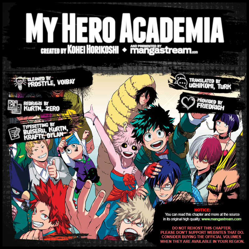 My Hero Academia, chapter 173