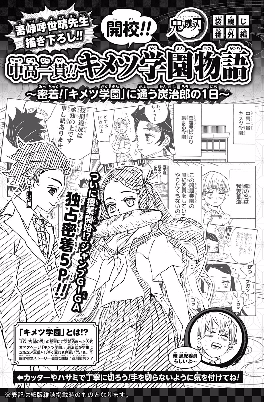 Demon Slayer, chapter 95.5