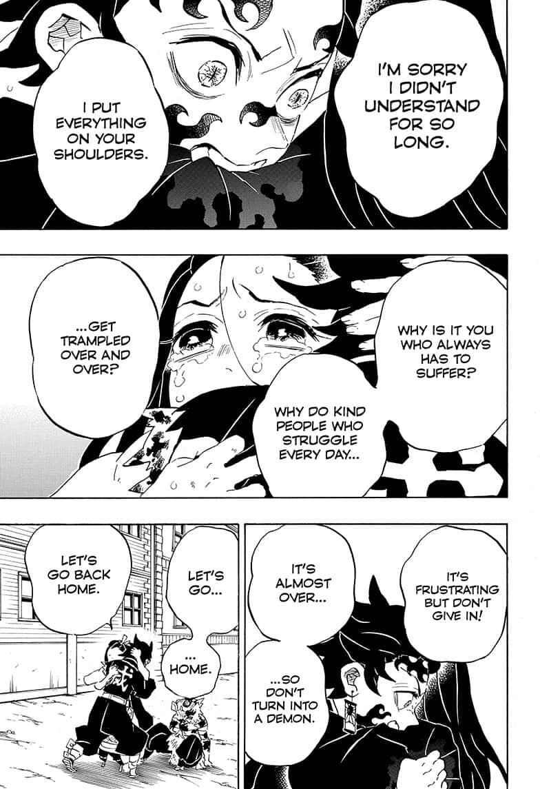 Demon Slayer, chapter 202