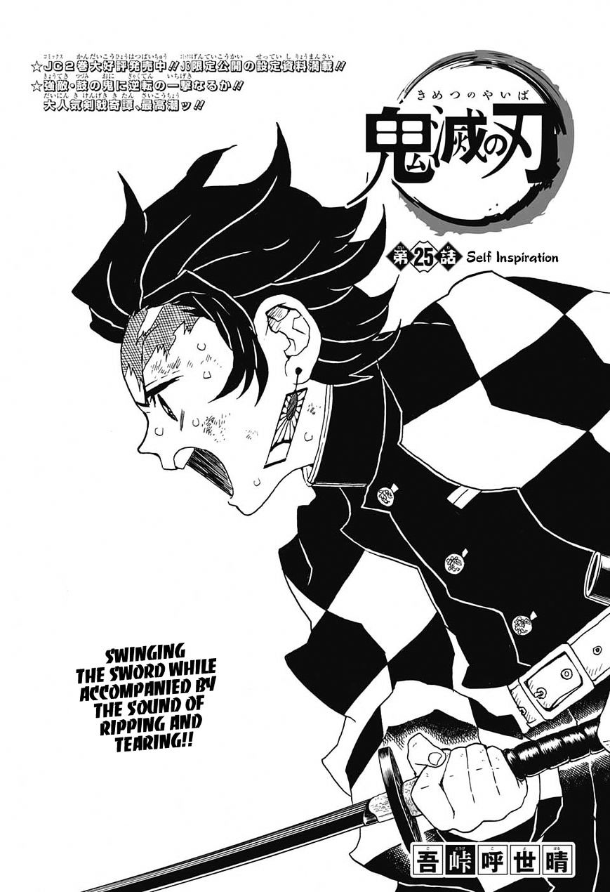 Demon Slayer, chapter 25