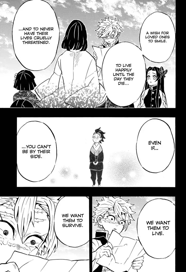 Demon Slayer, chapter 168