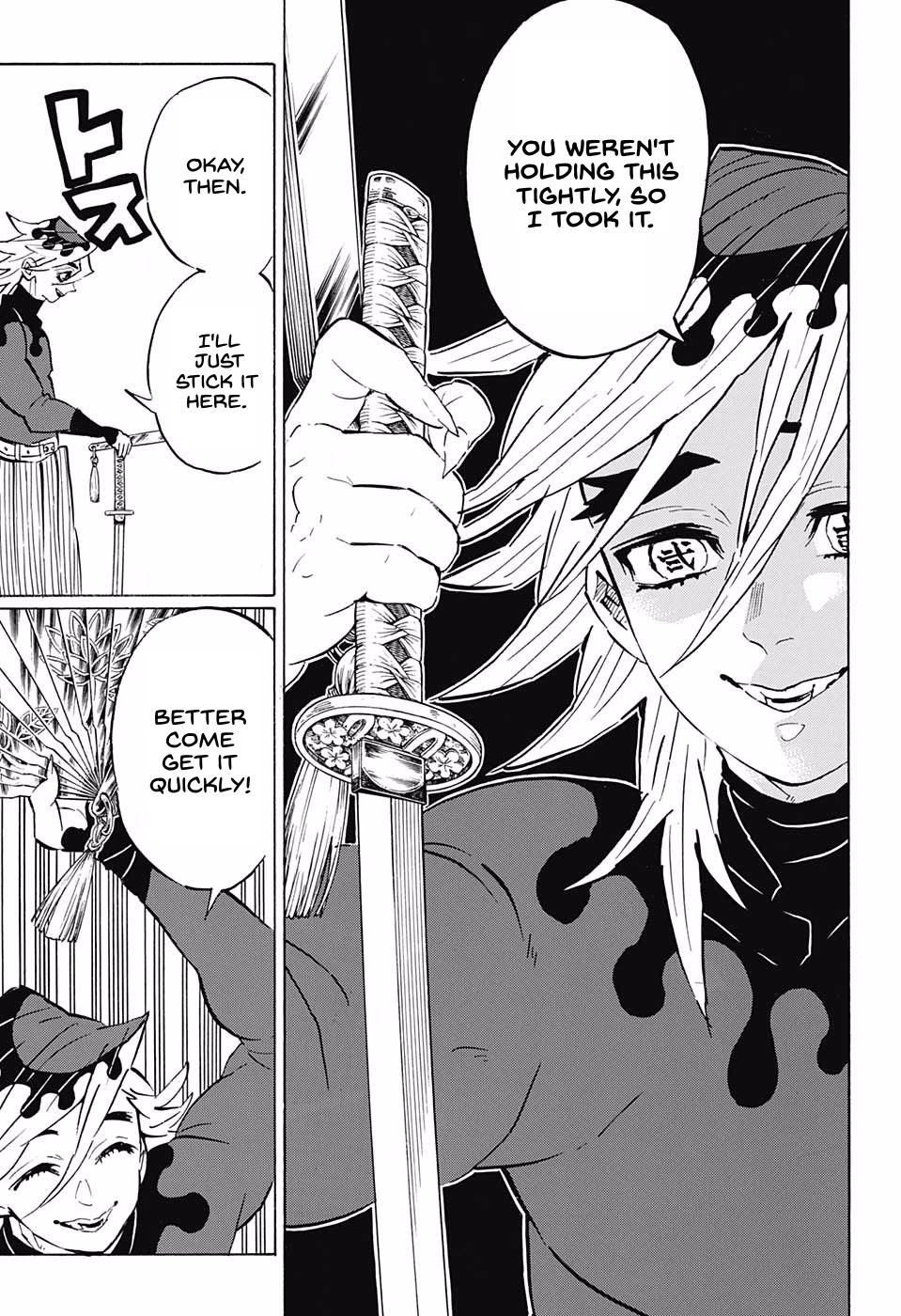 Demon Slayer, chapter 158