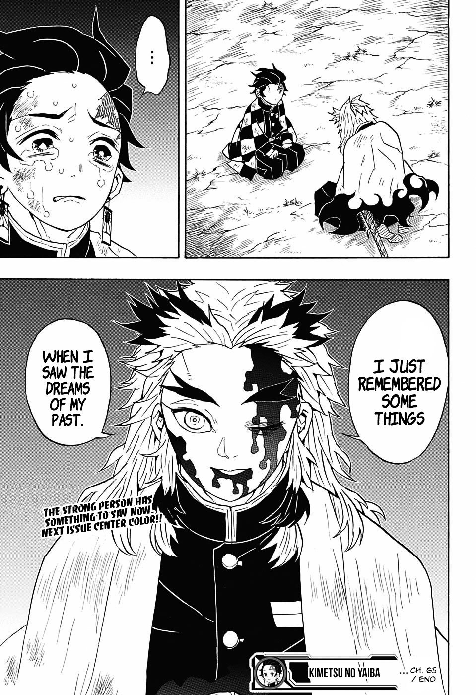 Demon Slayer, chapter 65