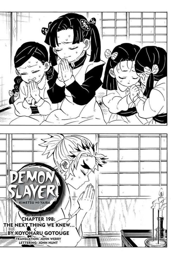 Demon Slayer, chapter 198