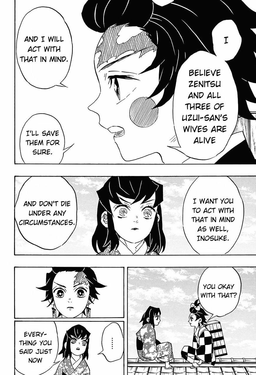 Demon Slayer, chapter 75