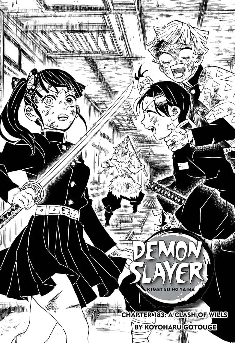 Demon Slayer, chapter 183